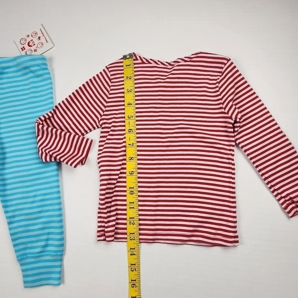 Hanna Andersson toddler girl outfit size 80 / 18 - 24 top and pants